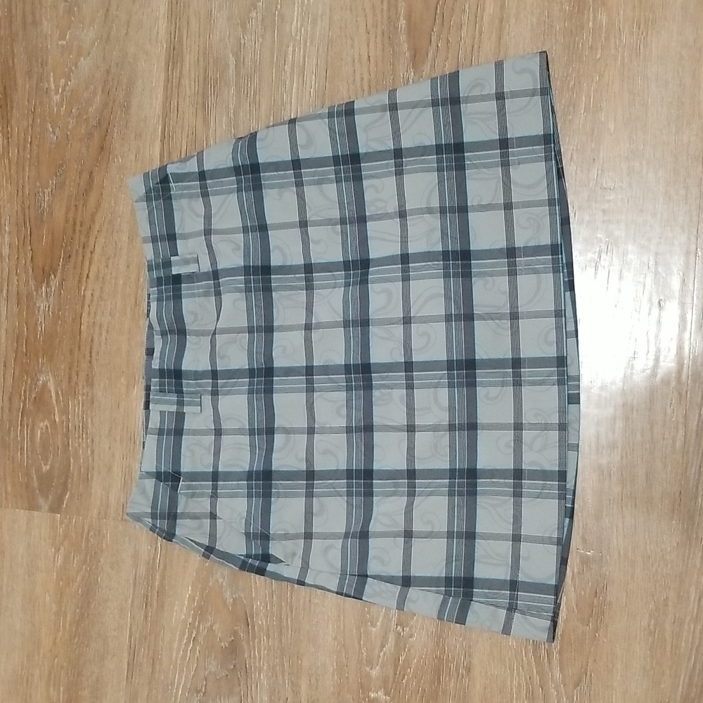 (4) Nike Golf Dri-Fit Plaid Athleisure Sporty Activewear Athletic Outdoor Casual